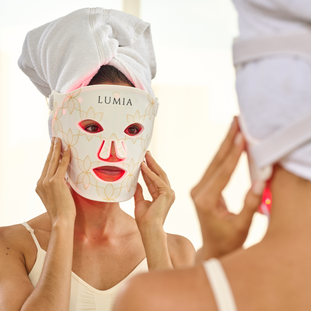 OFERTA 50%OFF - MÁSCARA LED ANTIENVEJECIMENTO BRILLADERM: REJUVENECE TU PIEL