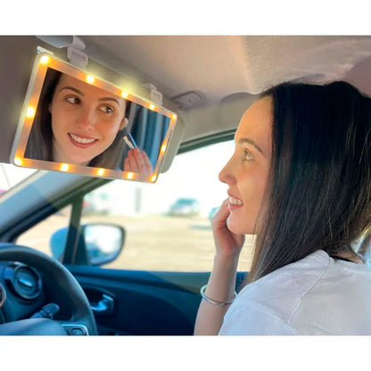 ESPEJO LED PREMIUM PARA COCHE 3 MODOS - 50% OFF